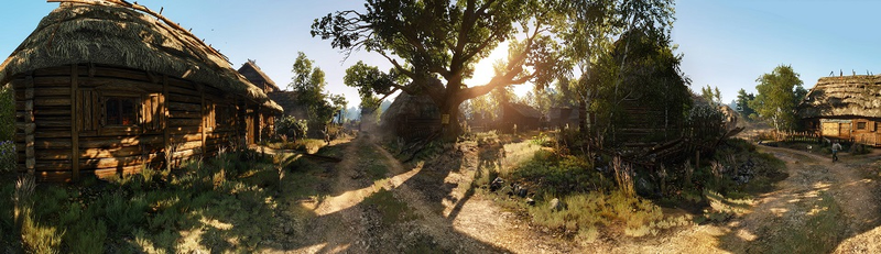 Illustration for article titled These Witcher 3Â Panoramas Show Off the Game's Gorgeous Landscapes